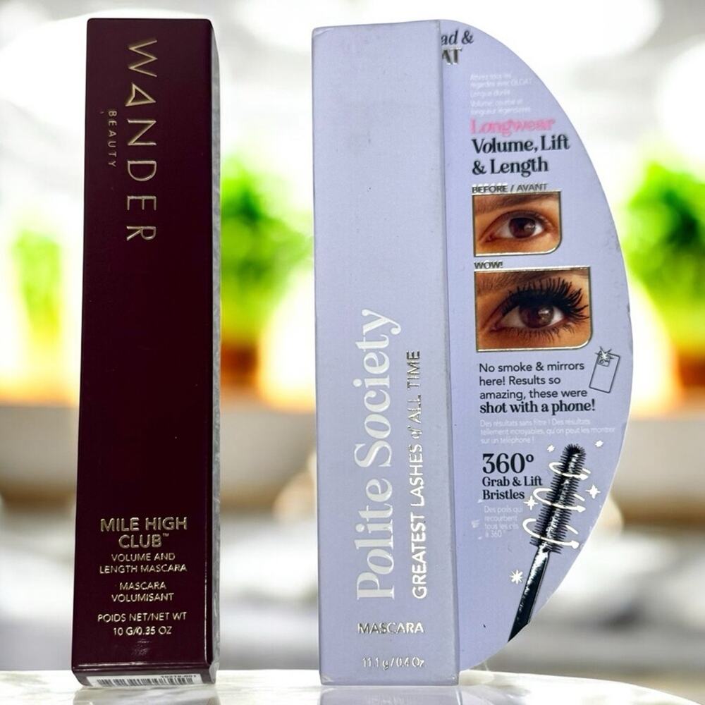 NEW (2) Mascara | Wander Beauty Mile High Club & Polite Society Greatest Lashes